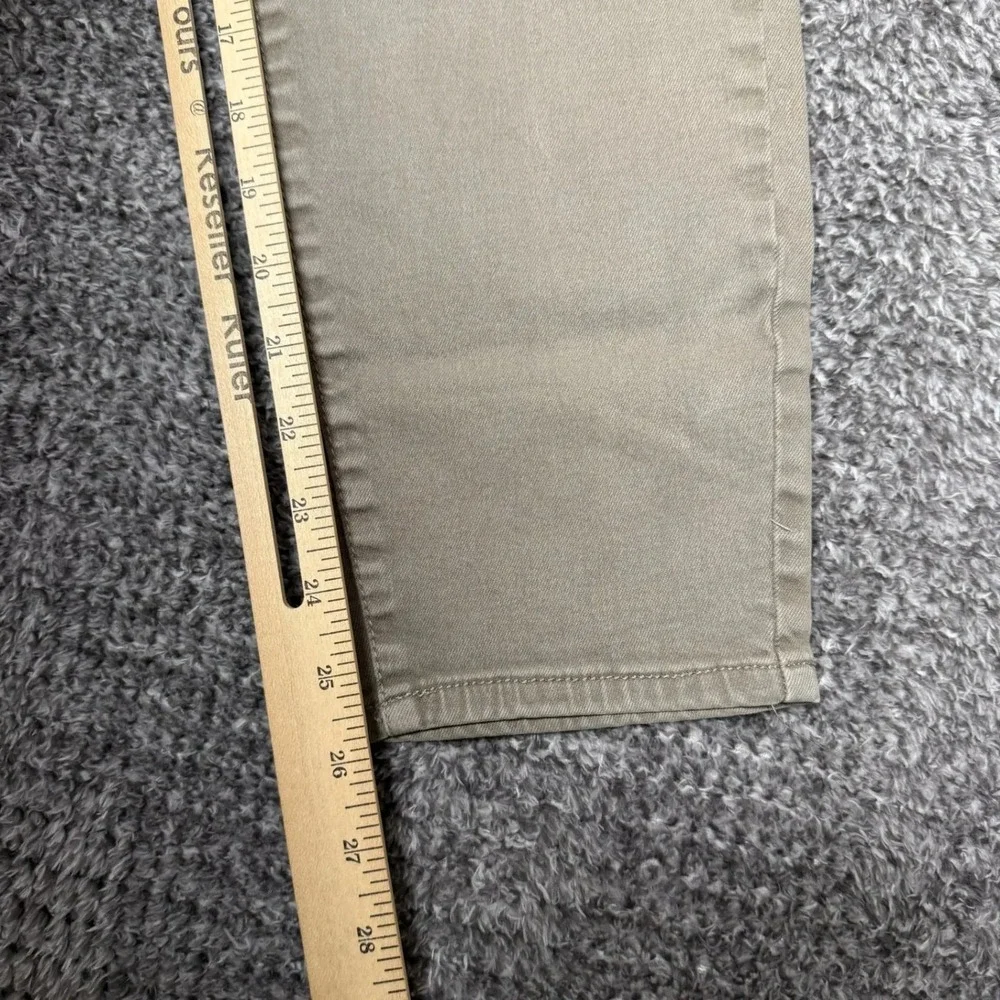 Buffalo‎ David Bitton Womens Avalon Ankle Skinny Jeans Size 12/32 Mid-Rise Green